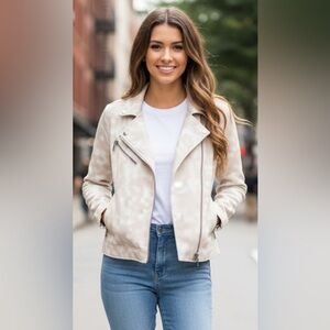 NWOT Haute Hippie Elegant Cream Jacket